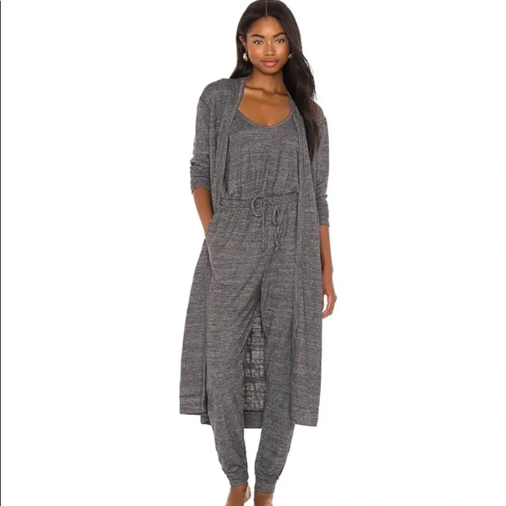 NWT Free People Beach Bicoastal Set In Dark Grey XS, Small, Medium, or Large